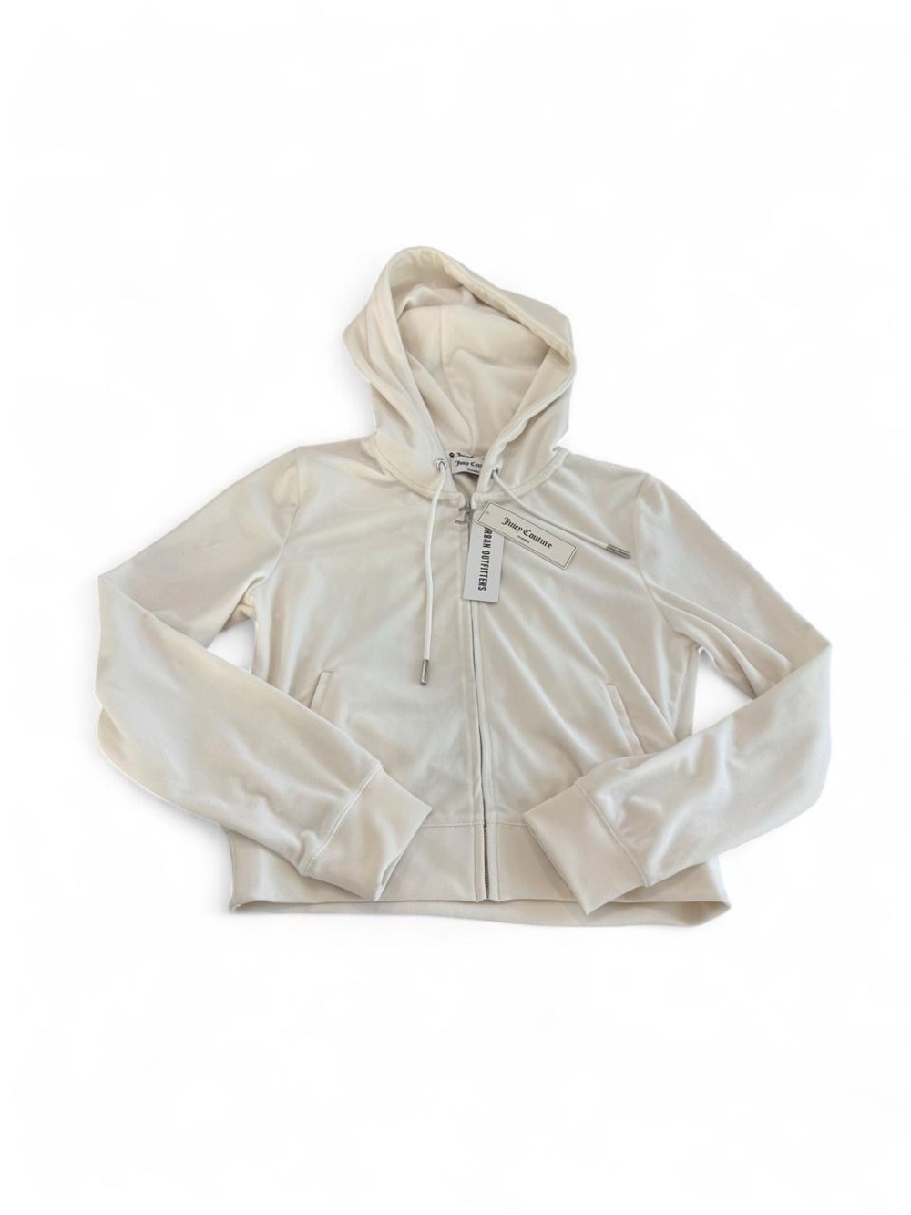 Juicy Couture x Urban Outfitters Velour Zip-Up Hoodie